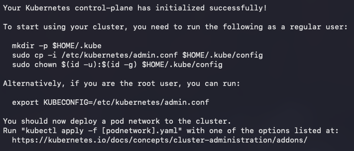 Provisioning the control-plane node